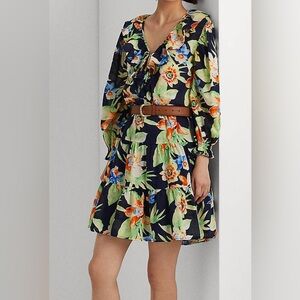 Lauren Ralph Lauren, Women’s Floral Cotton Voile Dress Size 10